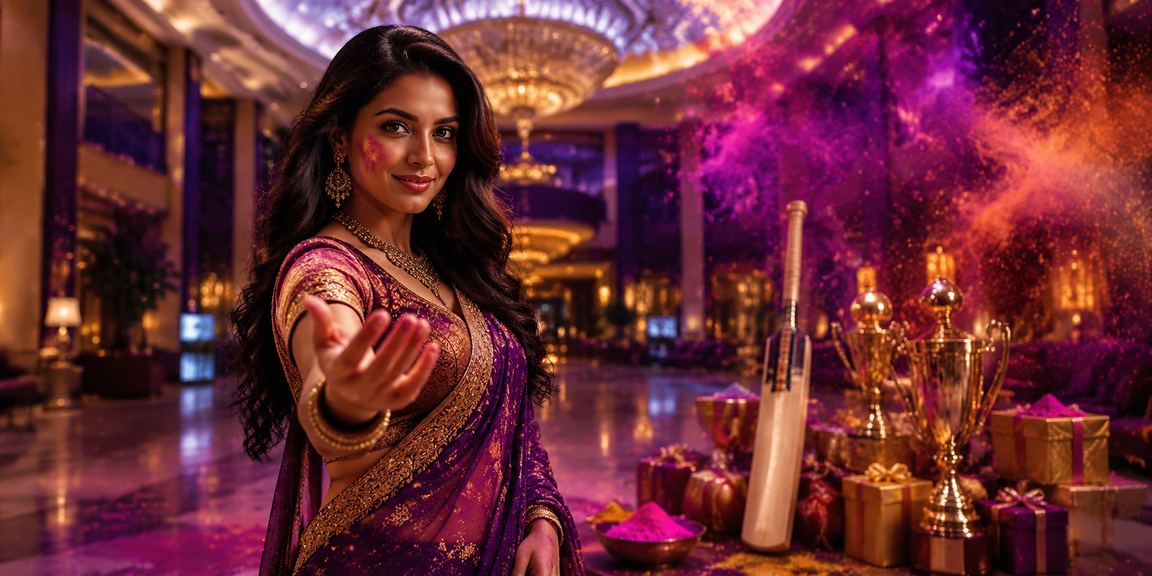 Fans enjoying cricket betting amid Holi festival celebrations on 32218